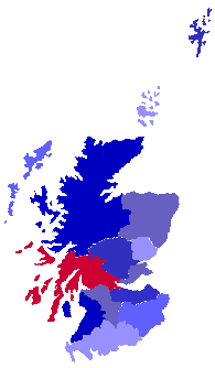 Karte von Schottland