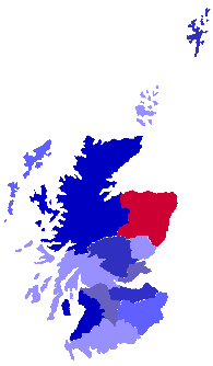 Karte von Schottland